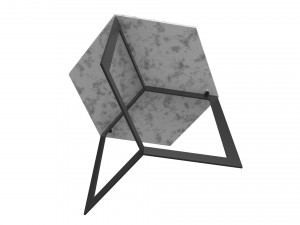 side table hex 3D Модель
