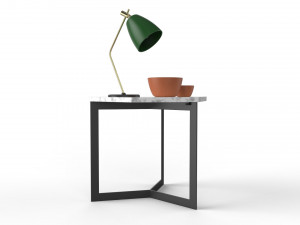 side table hex decorated 3D Модель
