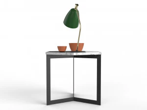 side table hex decorated 3D Model