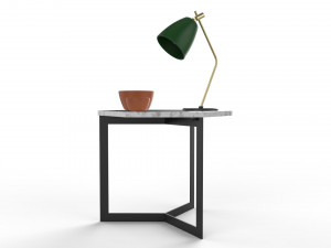 side table hex decorated 3D Модель