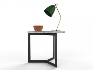 side table hex decorated 3D Model