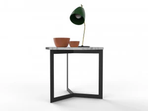 side table hex decorated 3D Model