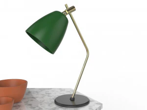 side table hex decorated 3D Model