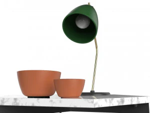 side table hex decorated 3D Model