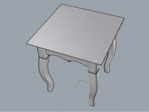 side table italy 3D Model