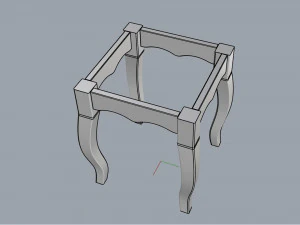 side table italy 3D Model