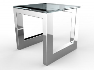 oslo side table small Model 3D