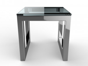 oslo side table small Model 3D
