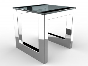 oslo side table small Model 3D
