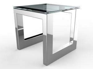 oslo side table small Model 3D