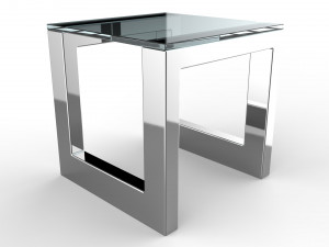 oslo side table small Model 3D