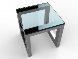 oslo side table small Model 3D