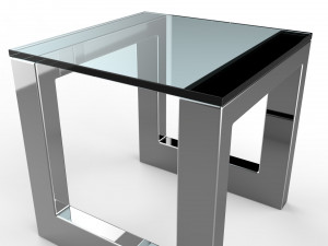 oslo side table small Model 3D