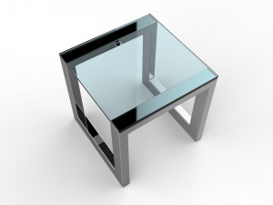 oslo side table big 3D Модель