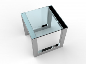 oslo side table big 3D Модель