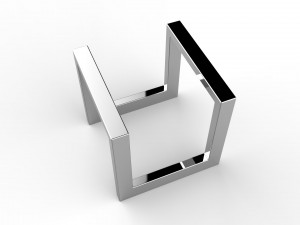 oslo side table big 3D Модель