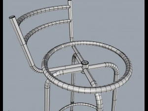 stool 01 3D Model