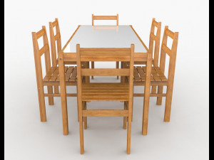 barbecue table 3D Model