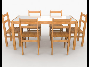 barbecue table 3D Model