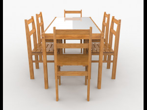 barbecue table 3D Model
