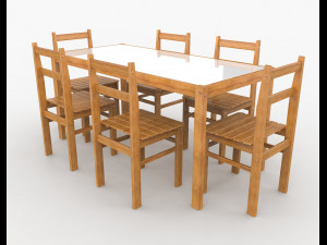 barbecue table 3D Model