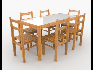 barbecue table 3D Model