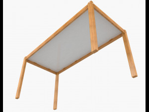 barbecue table 3D Model