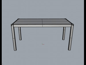 barbecue table 3D Model