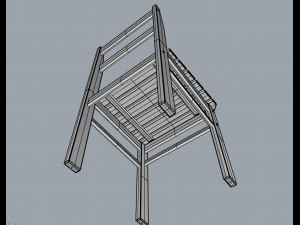 barbecue table 3D Model