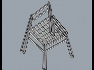 barbecue table 3D Model
