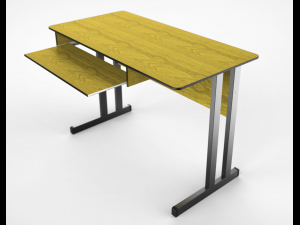 office table 01 3D Model