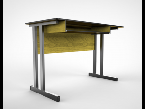 office table 01 3D Model