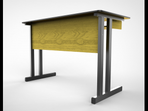 office table 01 3D Model