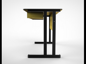 office table 01 3D Model