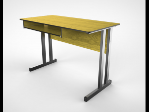 office table 01 3D Model