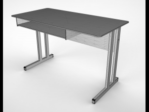 office table 01 3D Model