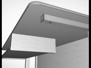 office table 01 3D Model