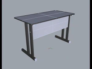 office table 01 3D Model