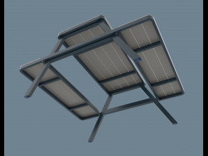 thada garden pic nic table 3D 模型
