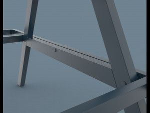 thada garden pic nic table 3D 模型