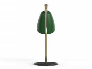 table lamp green and gold 3D Model
