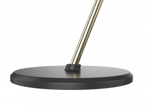 table lamp green and gold 3D Model