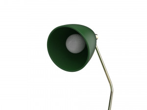 table lamp green and gold 3D Model