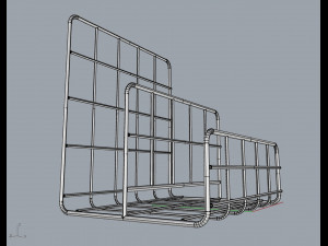 grid collection - correspondence holder 3D Model
