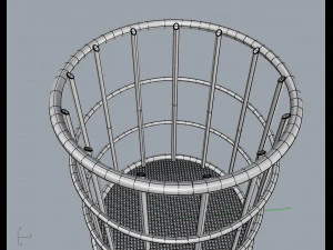 grid collection - pencil holder 3D Model