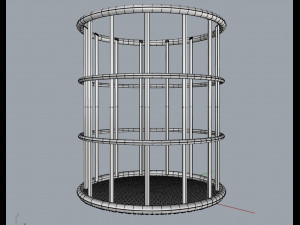 grid collection - pencil holder 3D 모델