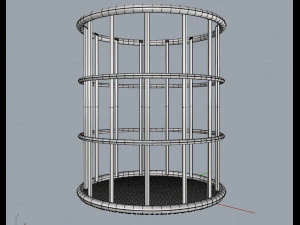 grid collection - pencil holder 3D Model