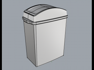 trash can sanremo Modelo 3D