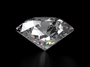 diamond round 11mm ideal cut 3D Model