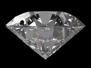 diamond round 11mm ideal cut 3D Model